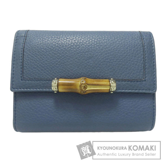 Gucci Bamboo 2way Bi fold Wallet Calfskin